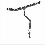 Комплект водосточной системы Дизайн 135 ПВХ Grand Line, 6м/3м графит (RAL 7024)